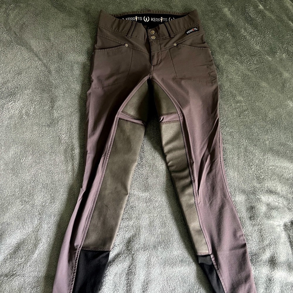 Kerrits Breeches Women’s Small Cross Over Full Seat Equestrian Horse Riding